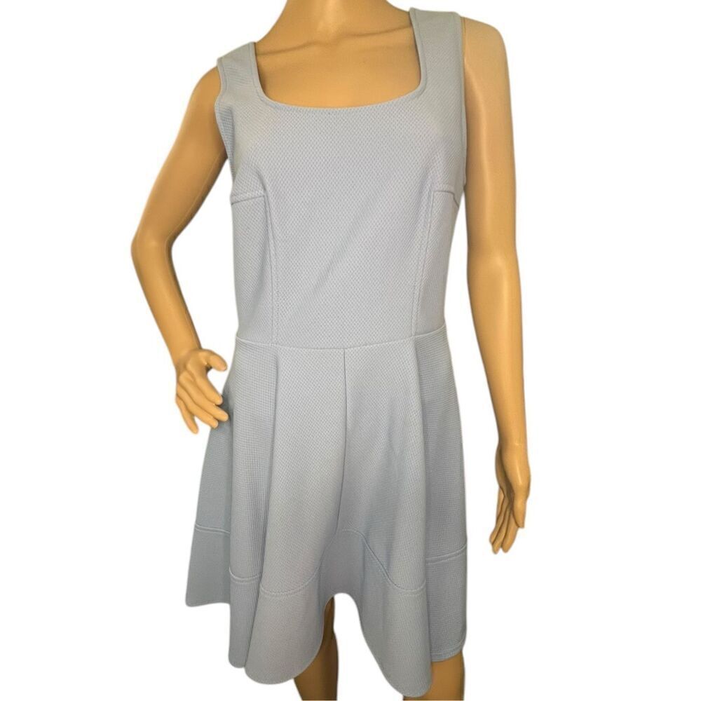 Lulu’s Light Blue A-Line Stretchy Tank Style Mini Dress